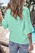 Oversized Star Applique Half Sleeve Drop Shoulder Cotton Tee