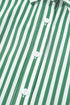 Oversized Striped Short Sleeve Button Down Shirt