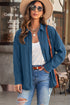 Oversized Textured Corduroy Button Down Pocket Shirt