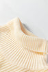 Oversized Textured Knit Turtleneck Pocket Poncho Sweater