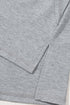Oversized V Neck Half Sleeve Raglan Knit Top