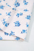 Oversized Waffle Knit Floral Patchwork Balloon Sleeve Top