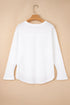 Oversized Waffle Knit Ribbed Patchwork Dolman Sleeve Top