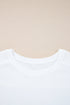 Oversized Waffle Knit Ribbed Patchwork Dolman Sleeve Top