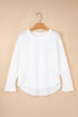 Oversized Waffle Knit Ribbed Patchwork Dolman Sleeve Top