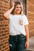 Oversized Western Cowboy Hat And Boots Graphic Print T-Shirt
