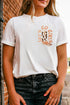 Oversized Western Cowboy Hat And Boots Graphic Print T-Shirt