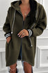 Oversized Zip Front Longline Tunic Hoodie