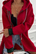 Oversized Zip Front Longline Tunic Hoodie