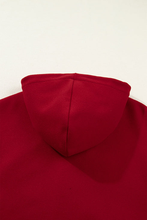 Oversized Zip Front Longline Tunic Hoodie