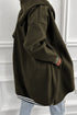 Oversized Zip Front Longline Tunic Hoodie