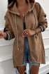 Oversized Zip Front Longline Tunic Hoodie