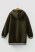 Oversized Zip Front Longline Tunic Hoodie
