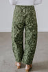 Paisley Print Bohemian Harem Denim Relaxed Jeans