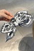 Paisley Print Fabric Bow Knot Hair Clip