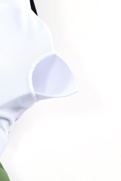 Palm Leaves Print Sleeveless Tankini Swimsuit