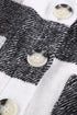 Paneled Pocketed Button Down Long Sleeve Plaid Shacket