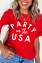 Party In The USA Graphic Short Sleeve Tee