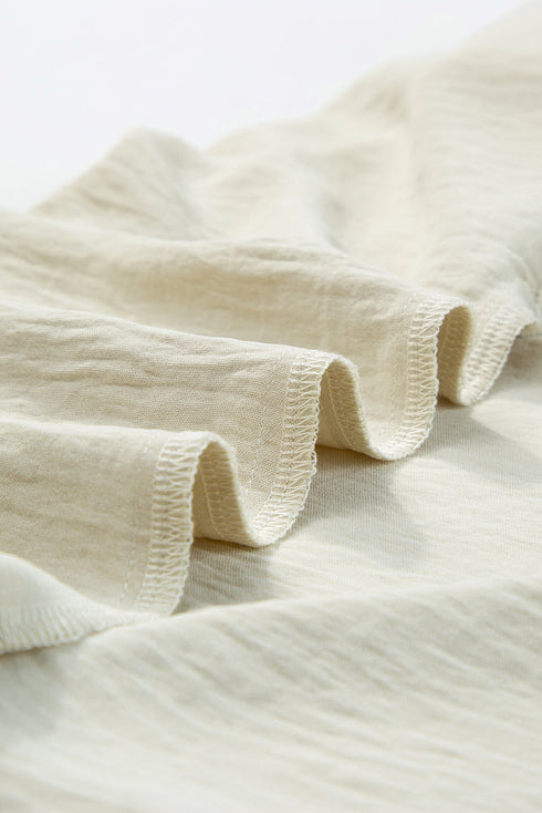 Patch Pocket Drop Shoulder Button Up Collared Casual Shirt