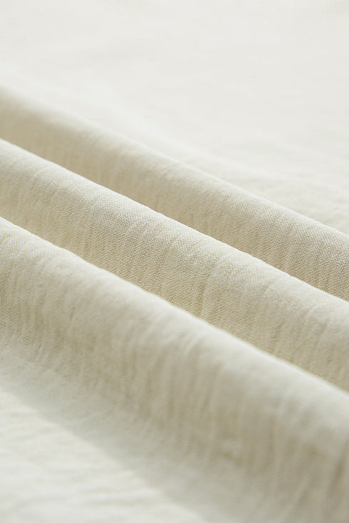 Patch Pocket Drop Shoulder Button Up Collared Casual Shirt