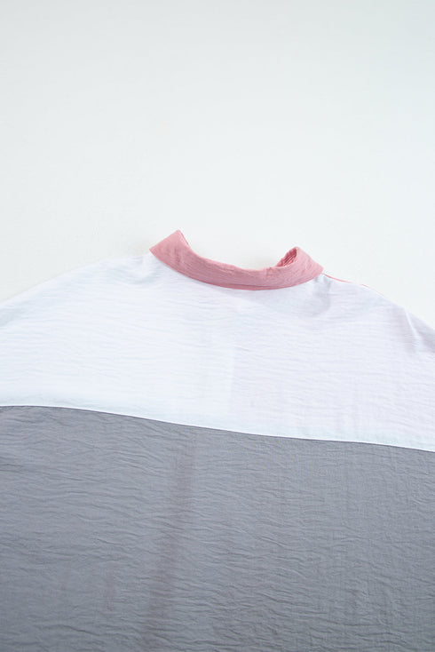 Patch Pocket Drop Shoulder Button Up Collared Casual Shirt