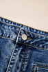 Patch Pocket Loose Straight Leg Denim Jeans