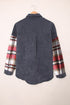 Patchwork Corduroy Buttoned Shirt Jacket