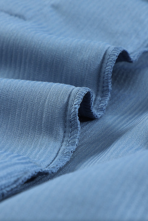 Patchwork Corduroy Buttoned Shirt Jacket