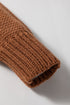 Patchwork Design Stitch Detail Casual Knit Sweater