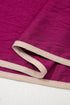 Patchwork Detailed Trim Puff Sleeve V Neck Plus Size Blouse