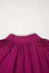 Patchwork Detailed Trim Puff Sleeve V Neck Plus Size Blouse