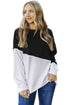 Patchwork Dropped Shoulder Sweatshirt