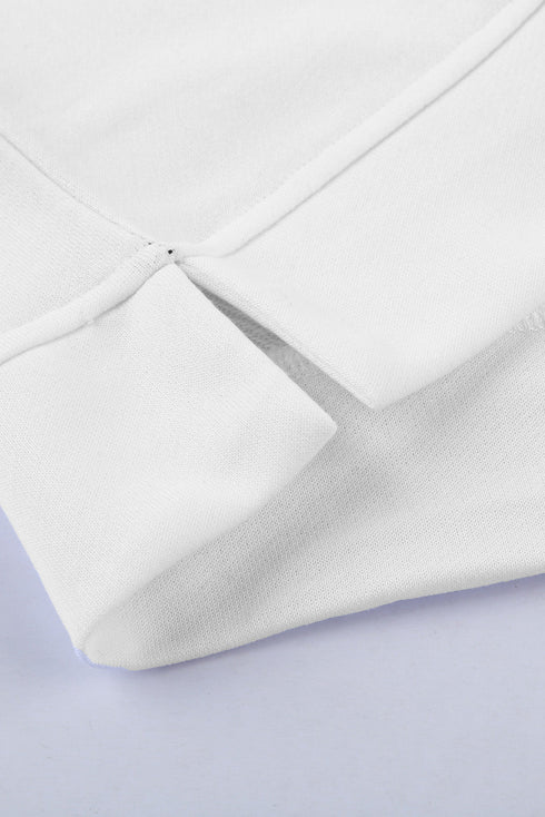 Patchwork Dropped Shoulder Sweatshirt