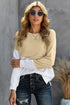 Patchwork Dropped Shoulder Sweatshirt