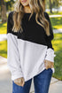 Patchwork Dropped Shoulder Sweatshirt