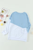 Patchwork Dropped Shoulder Sweatshirt