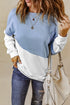 Patchwork Dropped Shoulder Sweatshirt