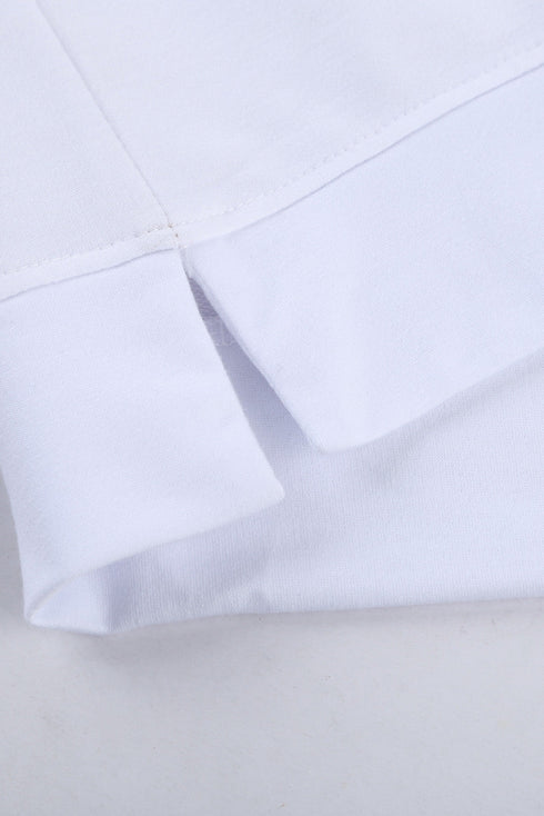 Patchwork Dropped Shoulder Sweatshirt