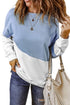 Patchwork Dropped Shoulder Sweatshirt