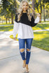 Patchwork Dropped Shoulder Sweatshirt