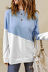 Patchwork Dropped Shoulder Sweatshirt
