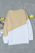 Patchwork Dropped Shoulder Sweatshirt
