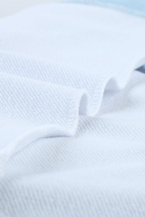 Patchwork Dropped Shoulder Sweatshirt