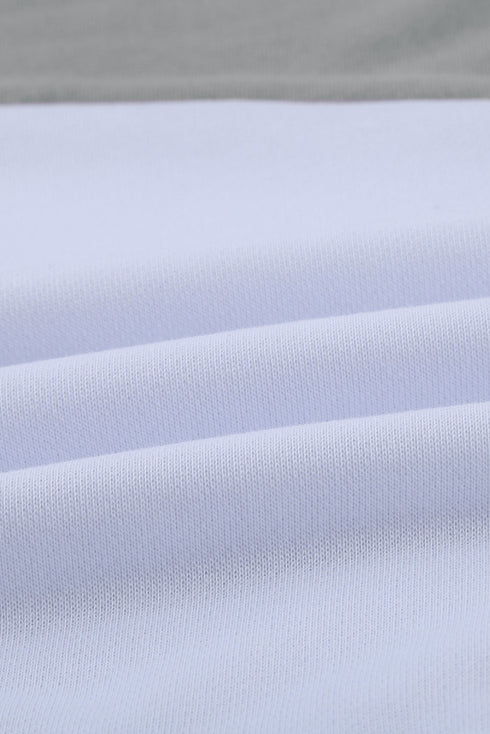 Patchwork Dropped Shoulder Sweatshirt