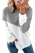 Patchwork Dropped Shoulder Sweatshirt