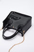 Patchwork Faux Leather Chain Strap Shoulder Bag