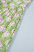 Patchwork Knot Strap Striped Detail Floral Maxi Dress