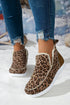 Patchwork Leopard Print Faux Fur Lined Flat Boots