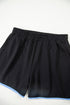 Patchwork Paneled Half Button Pullover Loungewear Short Sets