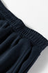 Patchwork Paneled Half Button Pullover Loungewear Short Sets